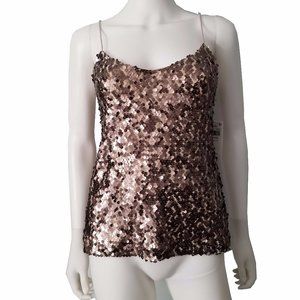 WAYF Sequin Tank Top